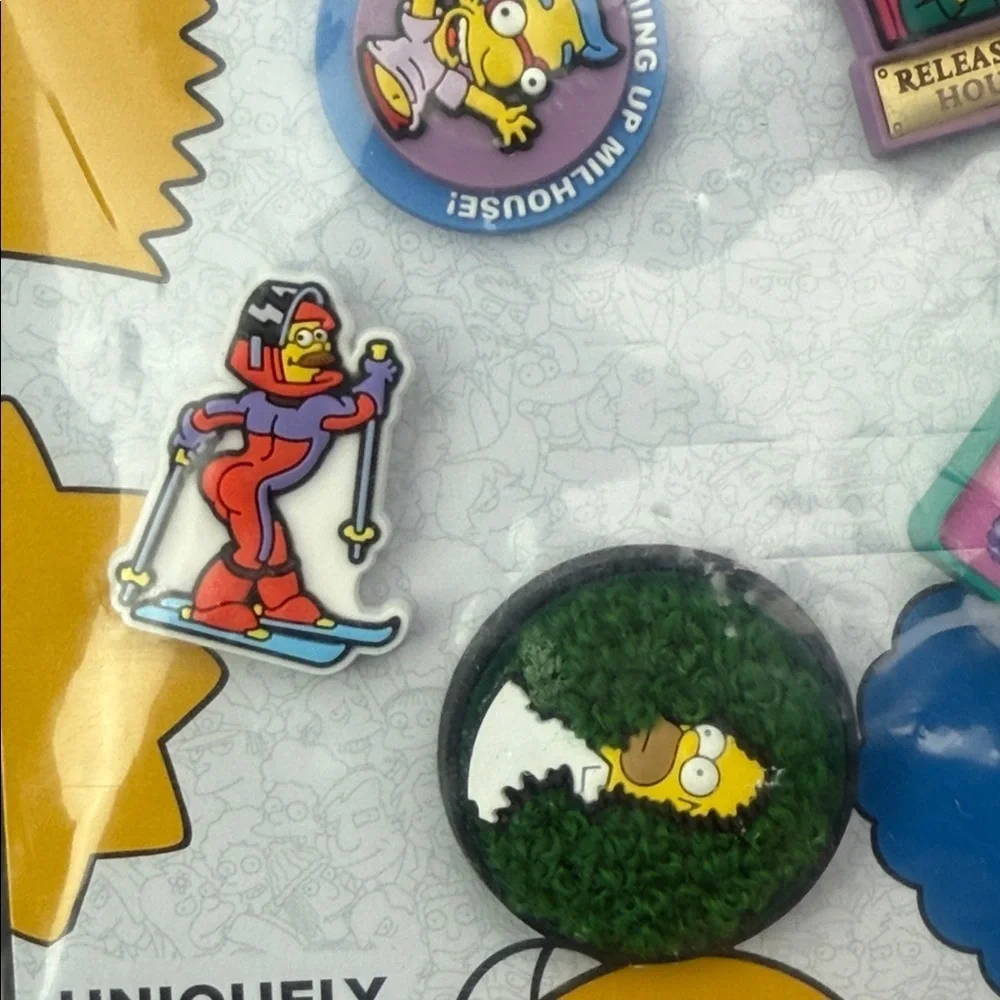 CROCS The Simpsons Jibbitz Charms Set - Multicolor
